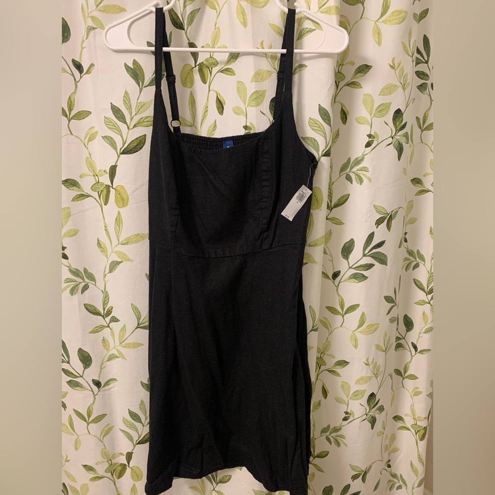 Old Navy Black Dress W/ Pockets Medium BNWT